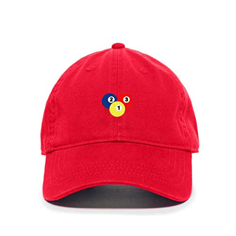 Billiard Balls Baseball Cap Embroidered Cotton Adjustable Dad Hat