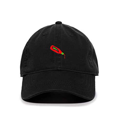 Hot Sauce Bottle Baseball Cap Embroidered Cotton Adjustable Dad Hat