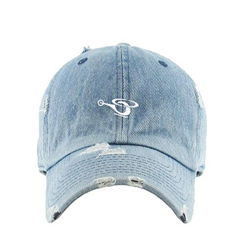 Helicopter Vintage Baseball Cap Embroidered Cotton Adjustable Distressed Dad Hat