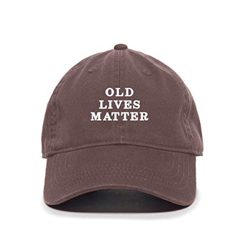 Old Lives Matter Baseball Cap Embroidered Cotton Adjustable Dad Hat