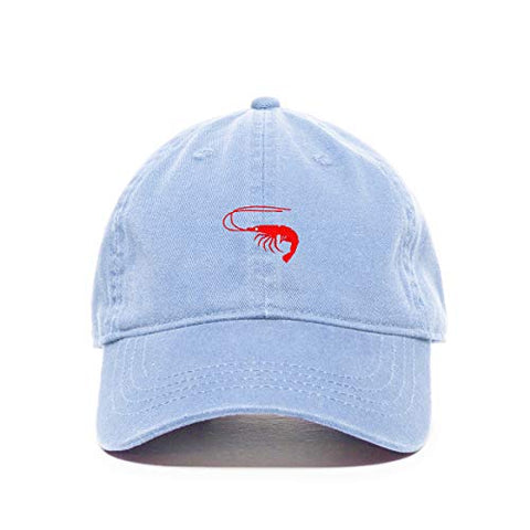 Shrimp Baseball Cap Embroidered Cotton Adjustable Dad Hat