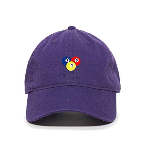 Billiard Balls Baseball Cap Embroidered Cotton Adjustable Dad Hat