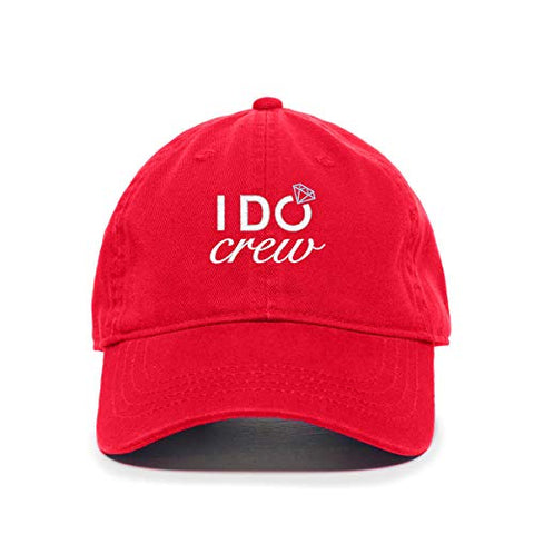 I Do Crew Baseball Cap Embroidered Cotton Adjustable Dad Hat