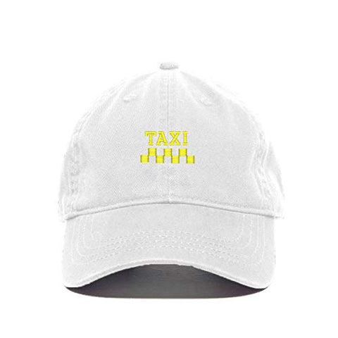 Taxi Baseball Cap Embroidered Cotton Adjustable Dad Hat