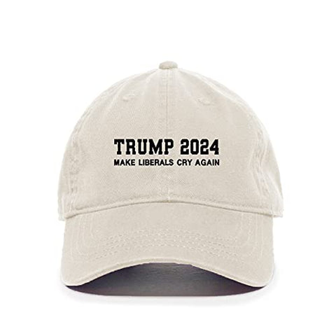 Trump Make Liberals Cry Again Baseball Cap Embroidered Cotton Adjustable Dad Hat