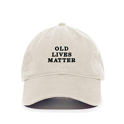 Old Lives Matter Baseball Cap Embroidered Cotton Adjustable Dad Hat