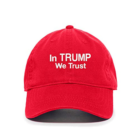 in Trump We Trust Baseball Cap Embroidered Cotton Adjustable Dad Hat