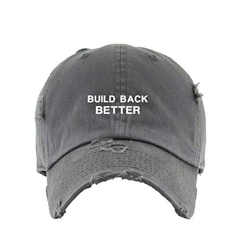 Build Back Better Joe Biden Election 2020 Vintage Baseball Cap Embroidered Cotton Adjustable Distressed Dad Hat