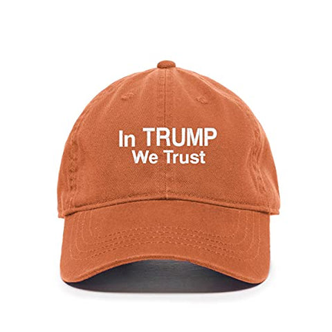 in Trump We Trust Baseball Cap Embroidered Cotton Adjustable Dad Hat