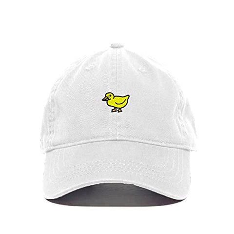 Duck Baseball Cap Embroidered Cotton Adjustable Dad Hat