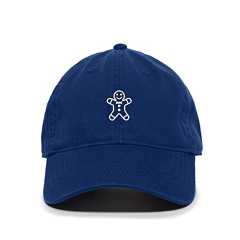 Gingerbread Man Baseball Cap Embroidered Cotton Adjustable Dad Hat