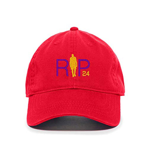 RIP Kobe 24 Baseball Cap Embroidered Cotton Adjustable Dad Hat