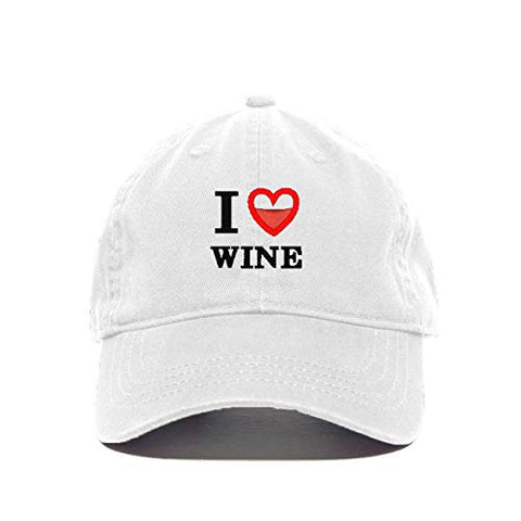 I Love Vine Baseball Cap Embroidered Cotton Adjustable Dad Hat