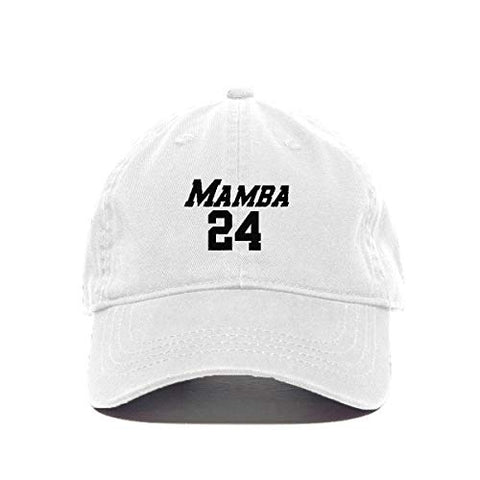 Mamba 24 Kobe Baseball Cap Embroidered Cotton Adjustable Dad Hat