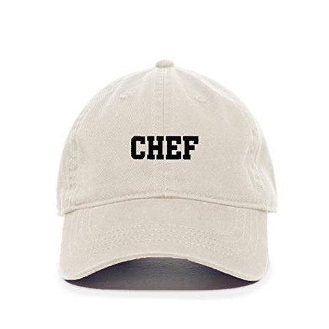 Chef Baseball Cap Embroidered Cotton Adjustable Dad Hat