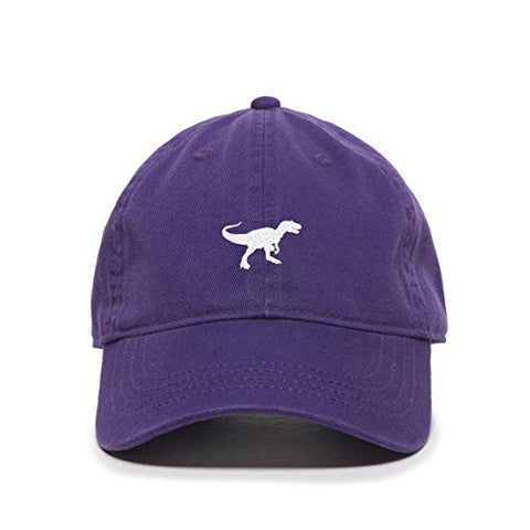 Dinosaur Baseball Cap Embroidered Cotton Adjustable Dad Hat