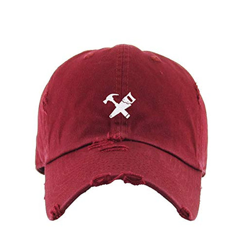 Carpenter Vintage Baseball Cap Embroidered Cotton Adjustable Distressed Dad Hat