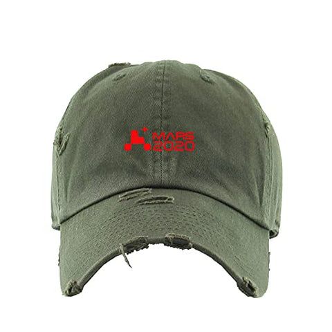 Mars 2020 Rover Vintage Baseball Cap Embroidered Cotton Adjustable Distressed Dad Hat