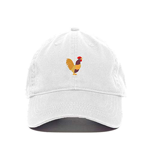 Rooster Baseball Cap Embroidered Cotton Adjustable Dad Hat