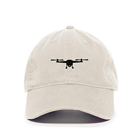 Drone Symbol Baseball Cap Embroidered Cotton Adjustable Dad Hat