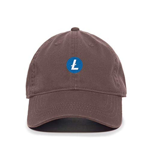 Litecoin Cryptocurrency Baseball Cap Embroidered Cotton Adjustable Dad Hat