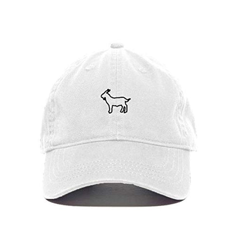 Goat Baseball Cap Embroidered Cotton Adjustable Dad Hat