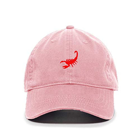 Scorpion Baseball Cap Embroidered Cotton Adjustable Dad Hat