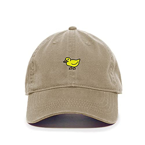 Duck Baseball Cap Embroidered Cotton Adjustable Dad Hat