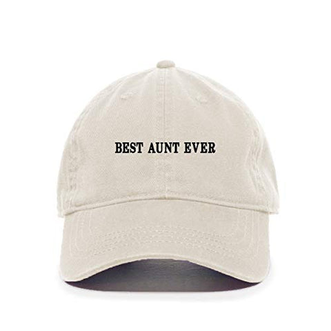 Best Aunt Ever Baseball Cap Embroidered Cotton Adjustable Dad Hat