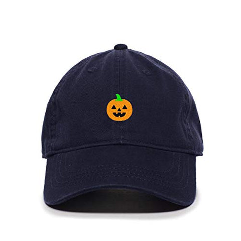 Halloween Pumpkin Baseball Cap Embroidered Cotton Adjustable Dad Hat