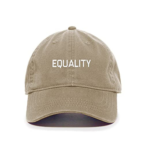 Equality Baseball Cap Embroidered Cotton Adjustable Dad Hat