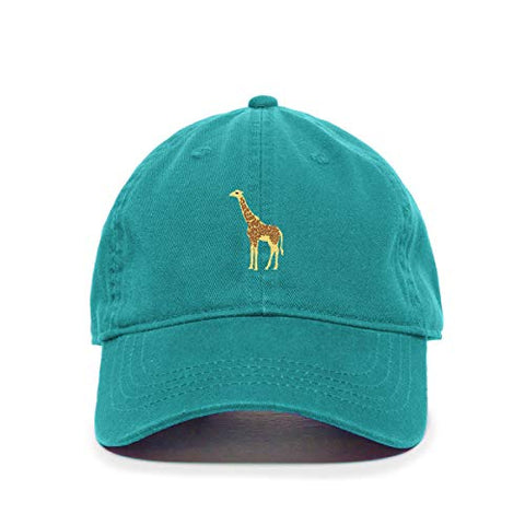 Giraffe Baseball Cap Embroidered Cotton Adjustable Dad Hat