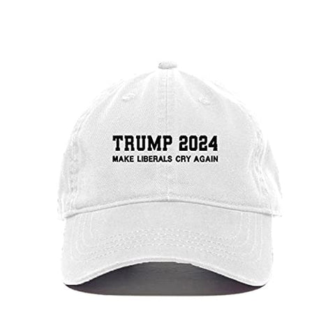 Trump Make Liberals Cry Again Baseball Cap Embroidered Cotton Adjustable Dad Hat