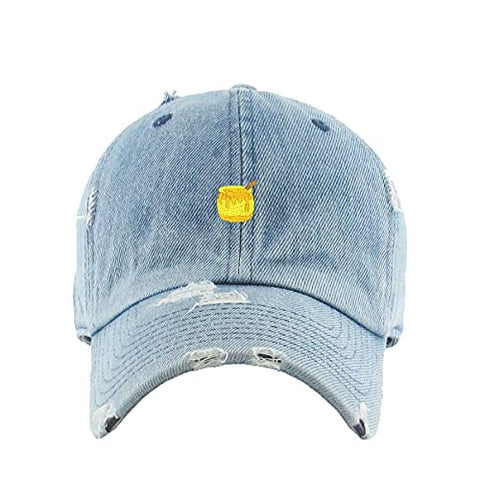 Honey Pot Vintage Baseball Cap Embroidered Cotton Adjustable Distressed Dad Hat