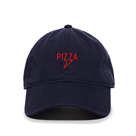 Pizza Baseball Cap Embroidered Cotton Adjustable Dad Hat