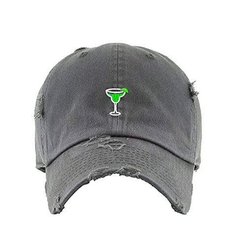 Margarita Vintage Baseball Cap Embroidered Cotton Adjustable Distressed Dad Hat