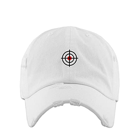 Target Sign Vintage Baseball Cap Embroidered Cotton Adjustable Distressed Dad Hat