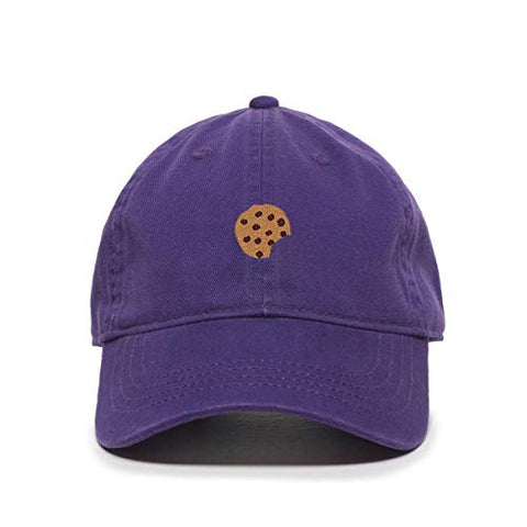 Chocolate Chip Cookie Baseball Cap Embroidered Cotton Adjustable Dad Hat