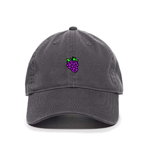 Grape Baseball Cap Embroidered Cotton Adjustable Dad Hat