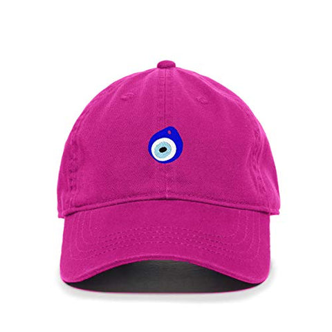 Evil Eye Baseball Cap Embroidered Cotton Adjustable Dad Hat