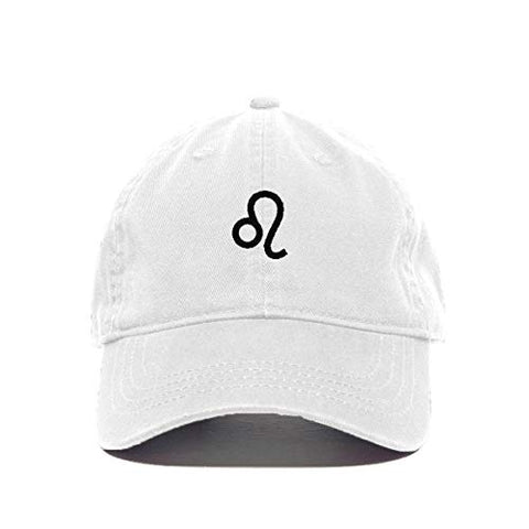 Leo Zodiac Sign Baseball Cap Embroidered Cotton Adjustable Dad Hat