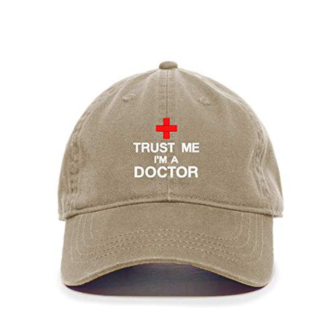 Trust Me I'm A Doctor Baseball Cap Embroidered Cotton Adjustable Dad Hat