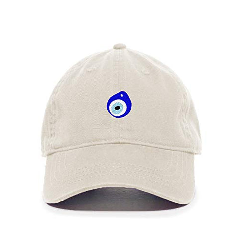 Evil Eye Baseball Cap Embroidered Cotton Adjustable Dad Hat