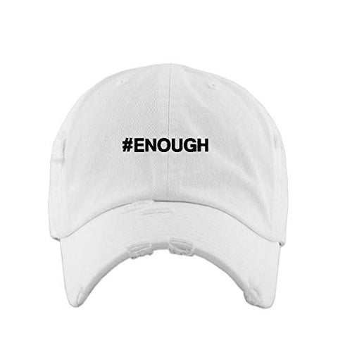 Enough BLM Vintage Baseball Cap Embroidered Cotton Adjustable Distressed Dad Hat