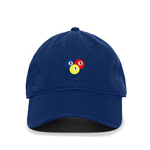 Billiard Balls Baseball Cap Embroidered Cotton Adjustable Dad Hat