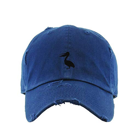 Pelican Vintage Baseball Cap Embroidered Cotton Adjustable Distressed Dad Hat