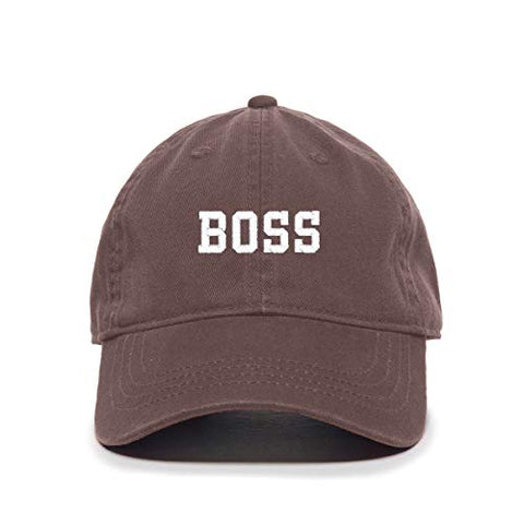 Boss Baseball Cap Embroidered Cotton Adjustable Dad Hat