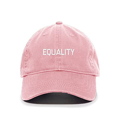 Equality Baseball Cap Embroidered Cotton Adjustable Dad Hat