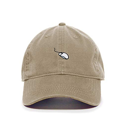 Computer Mouse Baseball Cap Embroidered Cotton Adjustable Dad Hat