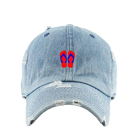 Slippers Vintage Baseball Cap Embroidered Cotton Adjustable Distressed Dad Hat